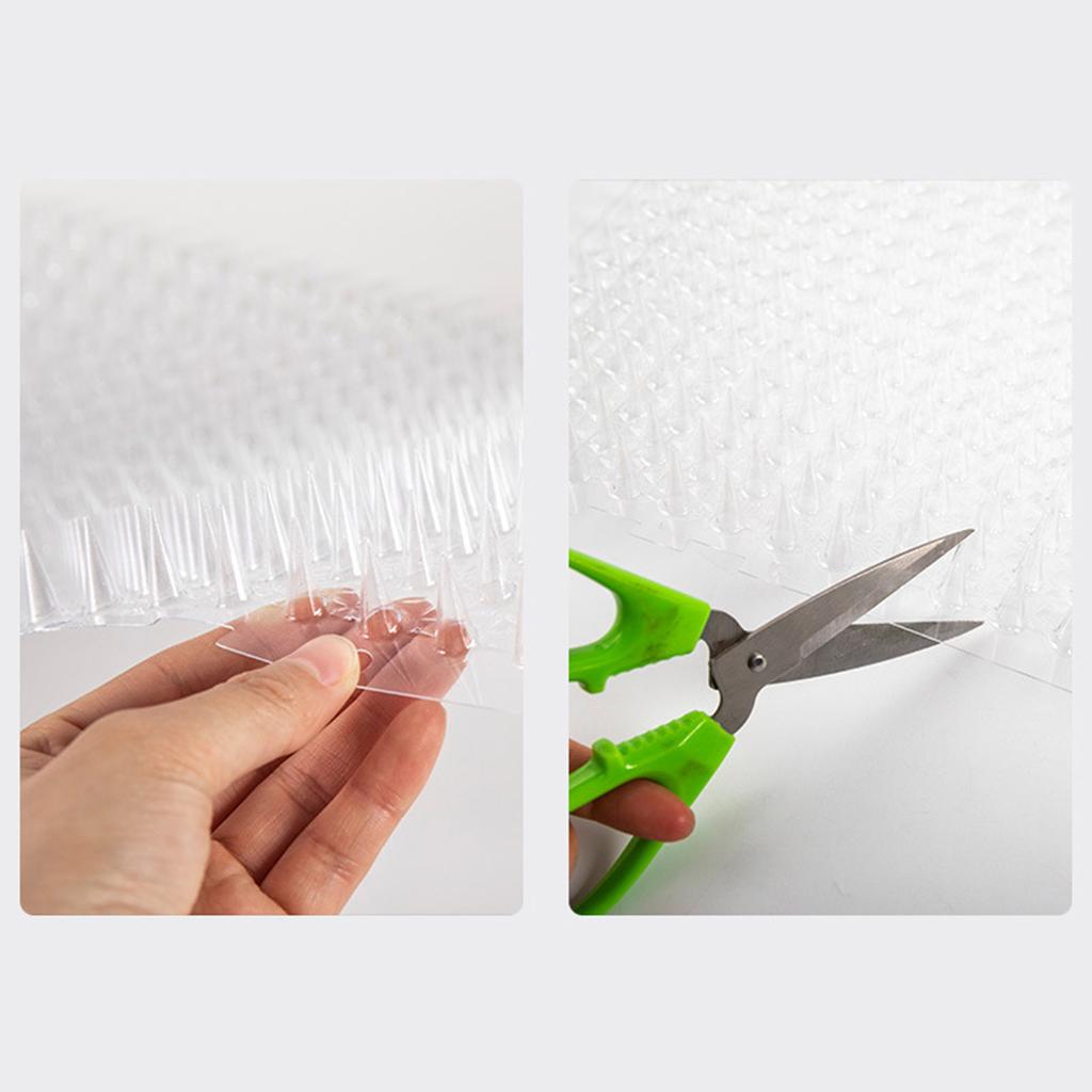 Repelentes de gatos para ambientes externos/internos, tapete de plástico com pontas para manter os animais longe do sofá da mobília