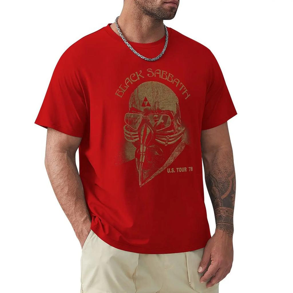Black Sabbathe Rock Band Short Sleeve US Tour T Shirt Men Women Cotton Summer Brand Tee Top Gift Streetwear Fashion High Quality