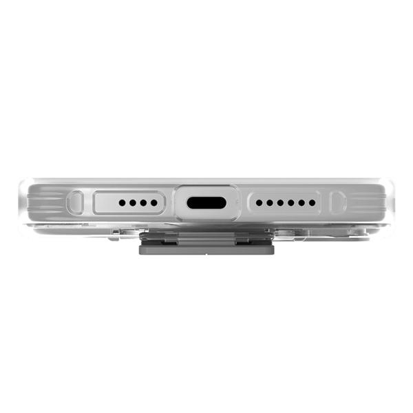 Uniq Etui Heldro Mount With Stand Iphone15 Pro Max 6.7 Przeźroczysty/Lucent Clear