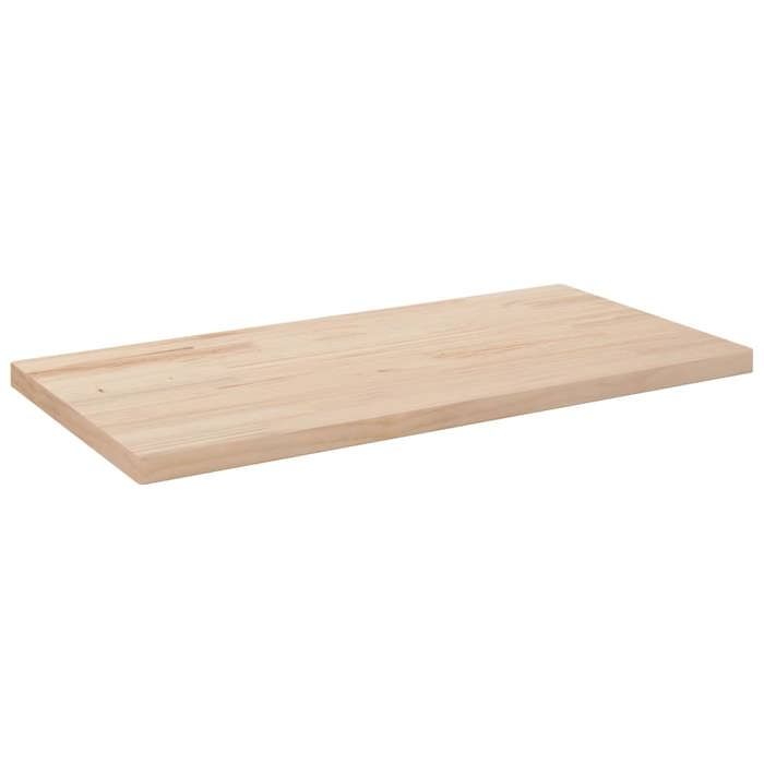 VidaXL Table Top 80x40x2.5 Cm Solid Pine Wood Rectangular 824400