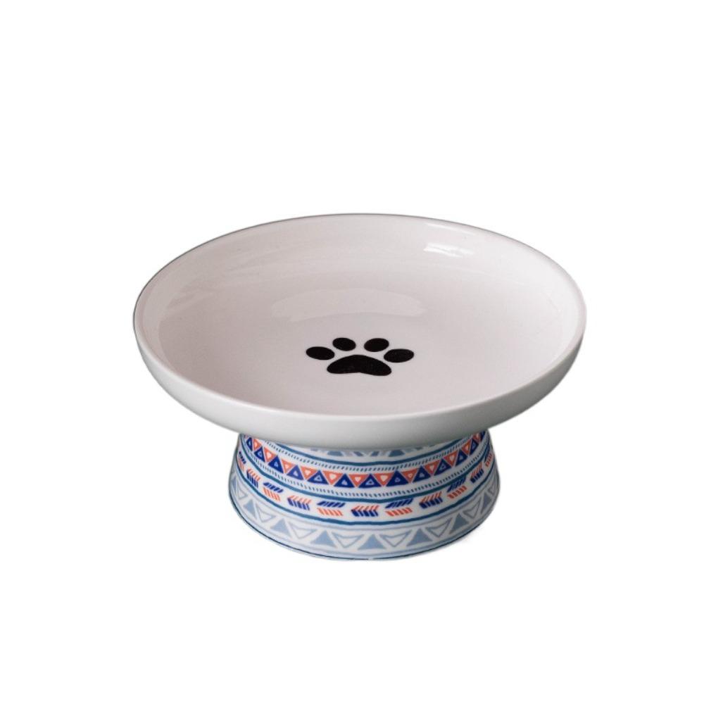 Cute Pet High Foot Bowl Creative Pet Drinking Feeder Dog Food Feeding Basin  Water Container