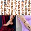 54 stuks Tijdelijke Tatoeages Eekhoorn Stickers Waterdicht Langdurig Lichaamsstickers Cartoon Stickers Cartoon Voor Schouders Wangen