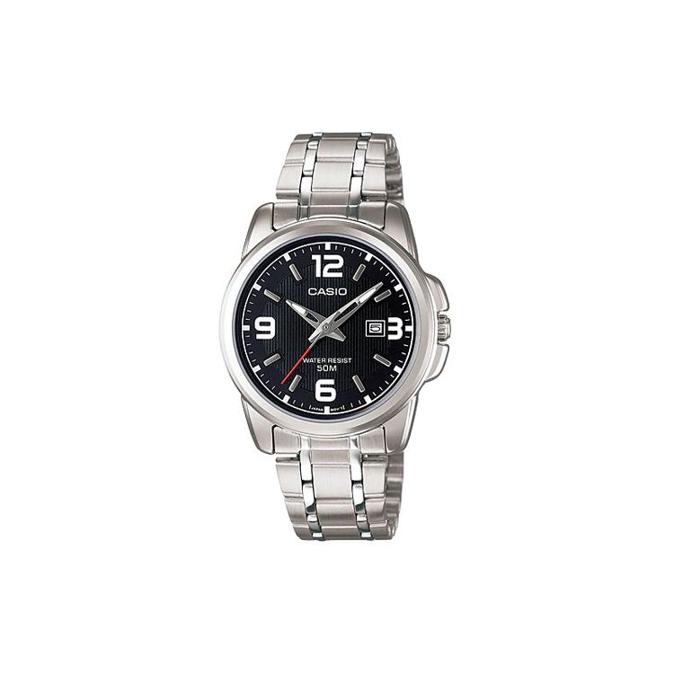 CASIO Women s Standard Series Black Watch LTP-1314D-1AV LTP-1314D-1AV Silver Watch Case