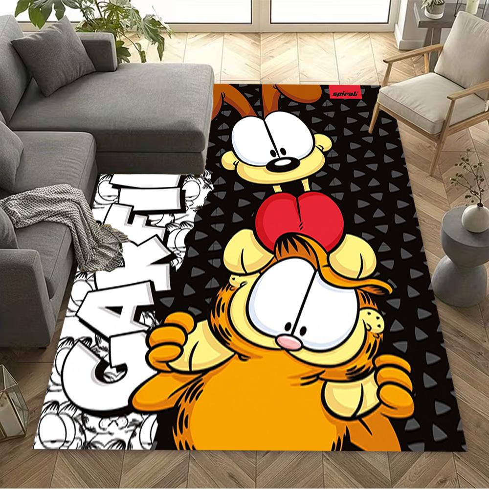 Garfield Cat Adventure Carpet Perfect for Kitchen Living Rooms Playrooms Foyer Anti-slip Rug Office home decor Spiritual Gift