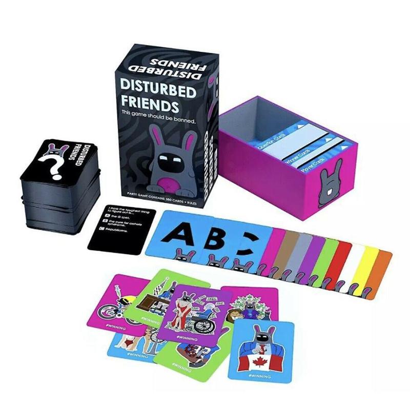 DISTURBED FRIENDS Puzzled Friends Party Board Game Card Casual Game