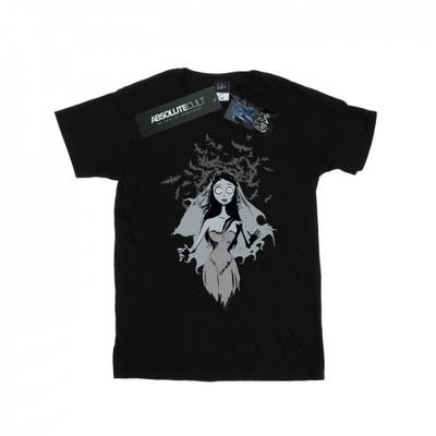 Corpse Bride Womens/Ladies Crow Veil Cotton Boyfriend T-Shirt
