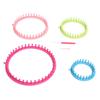 Round Knitting Looms Set Multipurpose DIY Knitting Loom Tool Kit for Scarves Hats Socks Shawls Gloves
