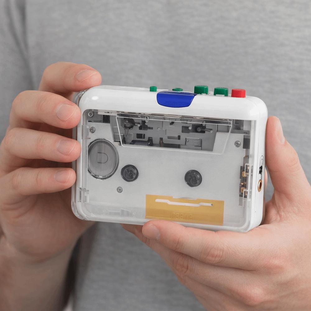 Plug and Play Cassette Player 3.5mm AUX Input MP3 Converter Earphone Portable Walkman  Portable Use