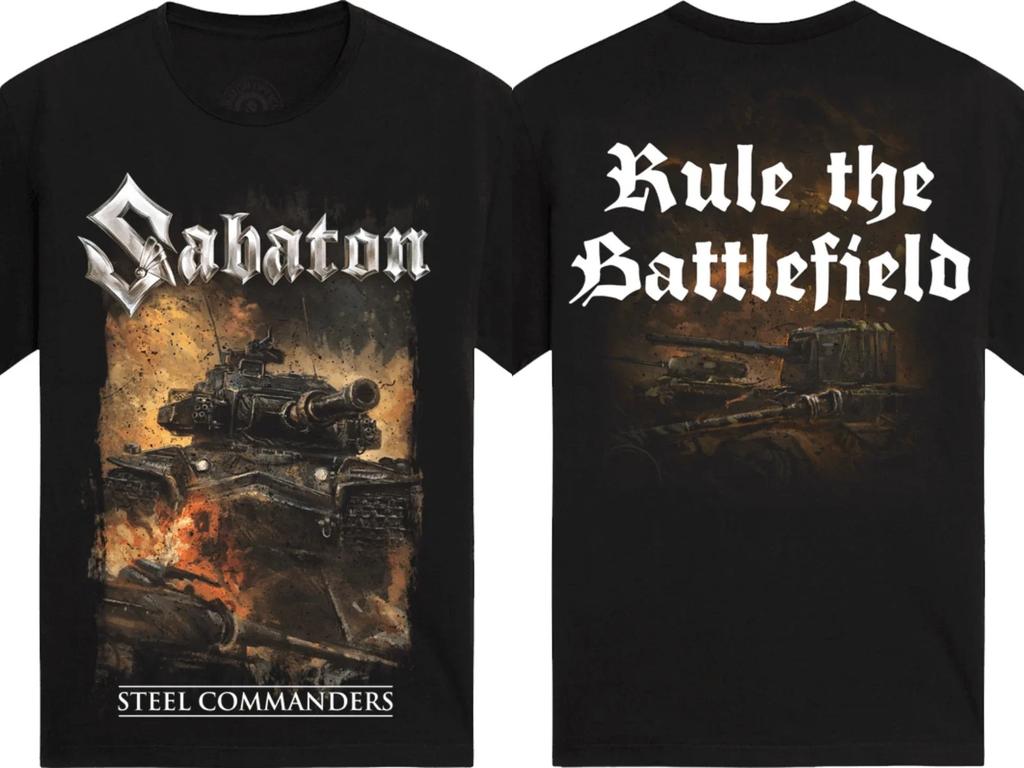 Nowe Gorące Oficjalne Koszulki Graficzne Sabaton Damskie Męskie Oversize Y2k T-shirt Zespół Heavy Metal Krótki Rękaw Damskie Męskie Wysokiej Jakości Koszulki