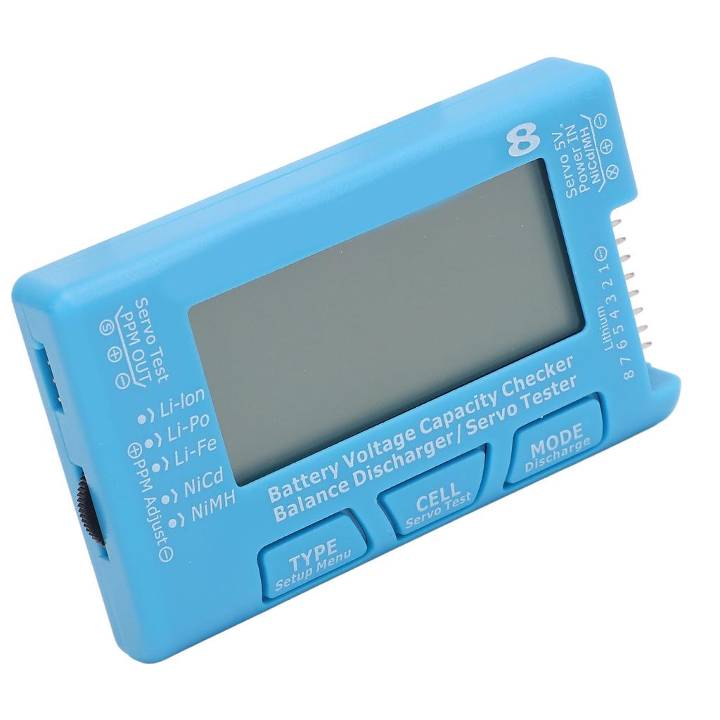 RC 8 Digital Battery Capacity Checker Controller LCD Backlight 2 To 8S Battery Voltage Tester for