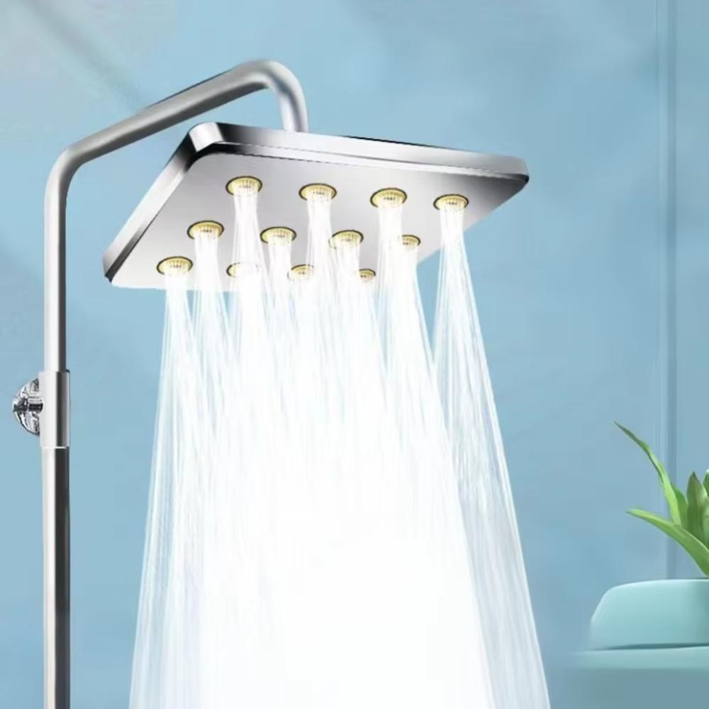 360° Rotating Bath Shower Head Large Panel Pressurized Shower Head Shower Replacement  Bathroom Use