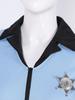 Women's Sexy Cosplay Policewomen Uniform Set Short Sleeve Crop Top Mini Skirt