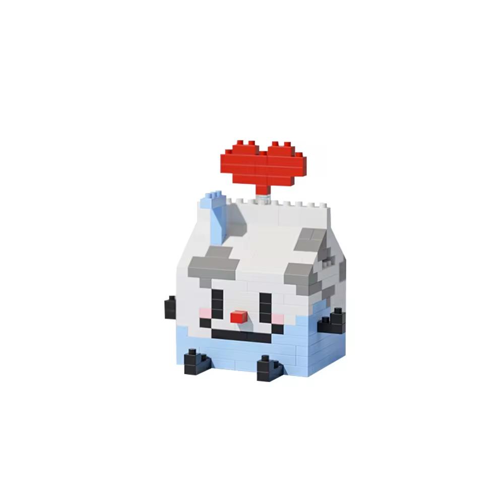 Creative Food Series Micro Bricks Building Blocks Kids Toys Model Educational Toys Kitchen Decoration Gifts MINISO