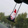 Cute Santa Claus Hanging Ornaments Auto Rearview Mirror Pendant Swinging Decoration Car Interior Accessories Decor