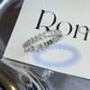 S925 Sterling Silver Pink Zircon Open Ring for Women – High-End, Light Luxury, Stackable Versatile Design for Index Finger.