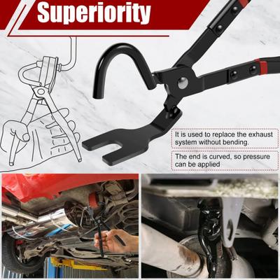 Nástroj pro demontáž závěsu výfuku Heavy Duty Kleště pro oddělení závěsu výfuku a gumového držáku pro auto, nákladní auto, gumové závěsy výfuku