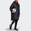 Adidas Warm Solid Color Soccer Hooded Down Jacket Men Outerwear Black FU1316