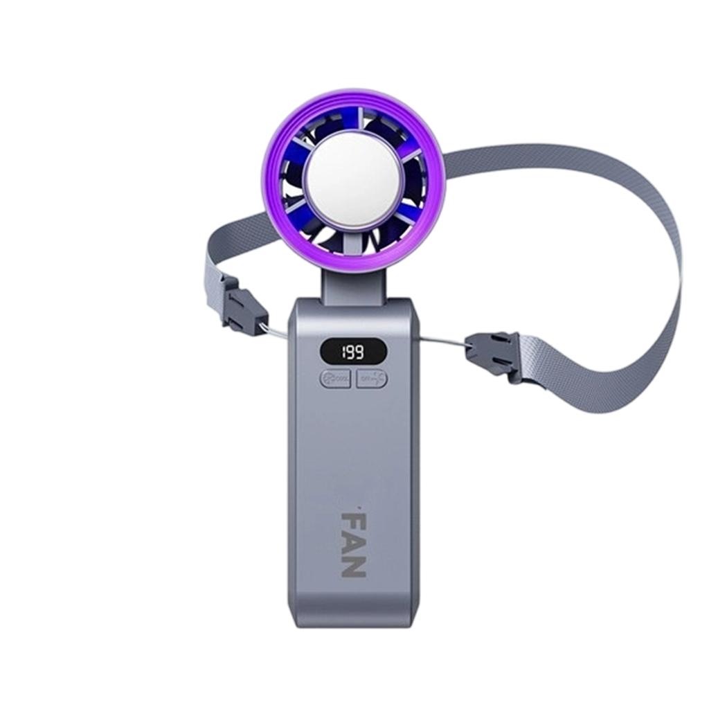 Handheld Fan,Portable Turbos Fan, Foldable Desktop Fan,USB Rechargeable, Personal Fan For Home, Offices, Travel & Outdoor Beach