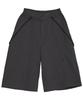 Peulleeoeob Asymmetrical Bermuda Shorts (Fl-254_Charcoal)