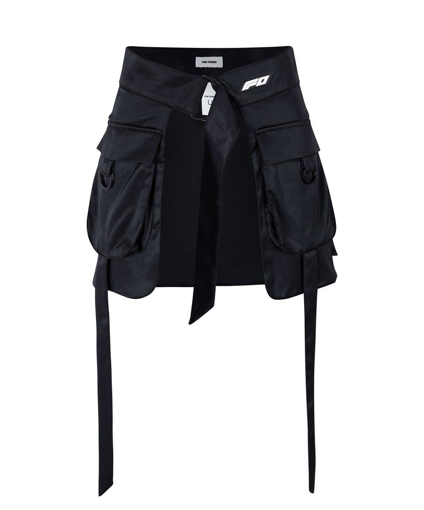 Panyoung Cargo Wrap Skirt