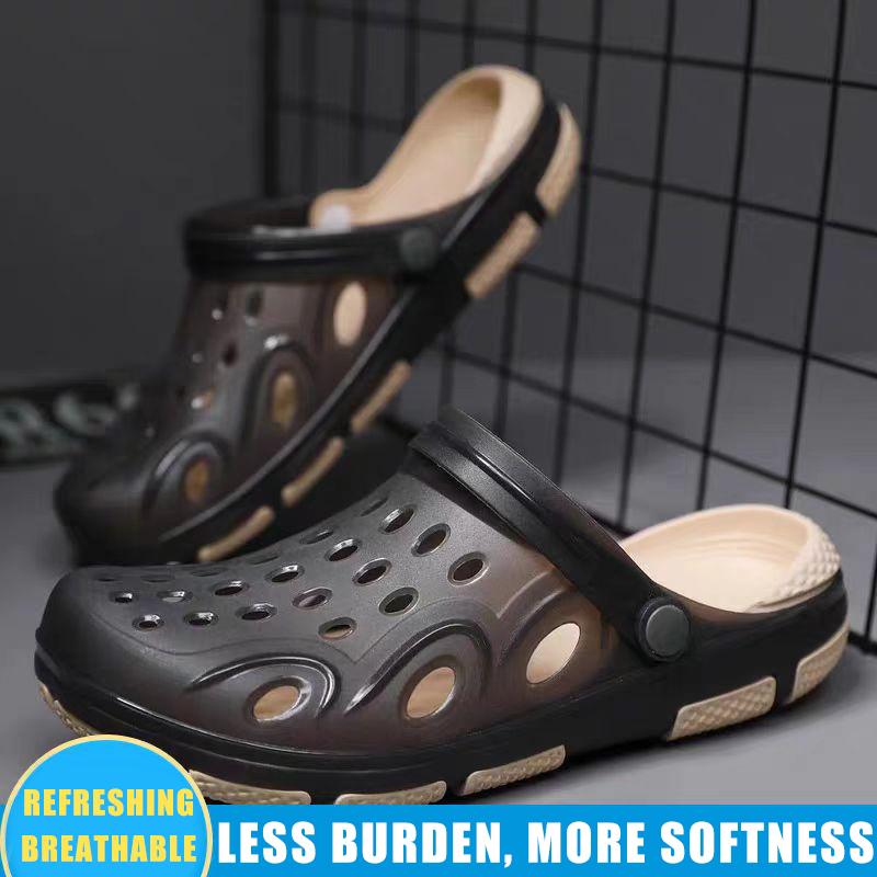 

EVA High Quality Summer Slippers Men Anti-Slip Wear-Resistant Indoor and Home Sandals for Men Flats Comfortable Beach Sandals 44-45 сірий