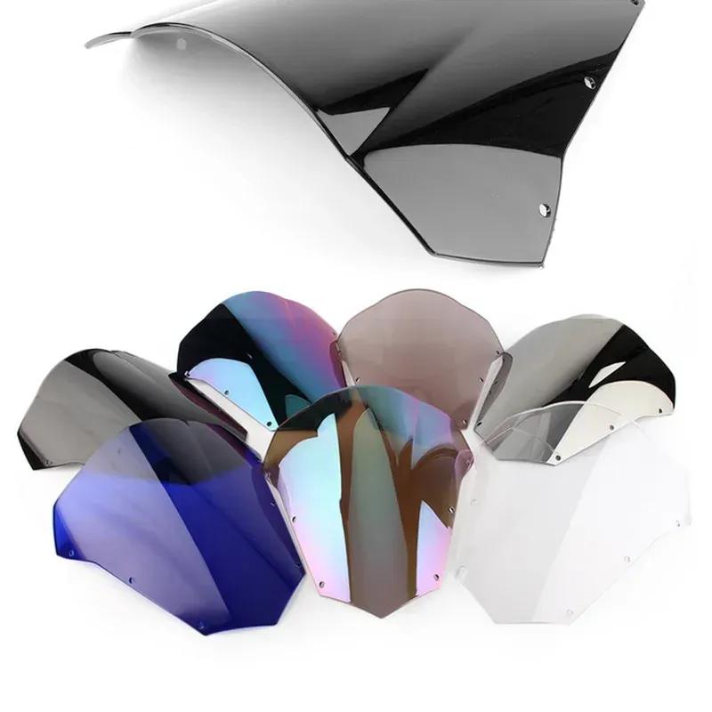 For YAMAHA FZ6R FZ 6R600 2003 - 2008 Motorcycle Wind Deflector Double Bubble Windshield Deflector Protector Wind Screen Fazer