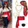 With Necklace Pirate Costume Accessories Waist Belt Halloween Pirate Cosplay  Carnival Party