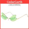Dragonfly Wings Sunglasses Ladies Trendy Noframe Design Uv Blocker For Summer Outings