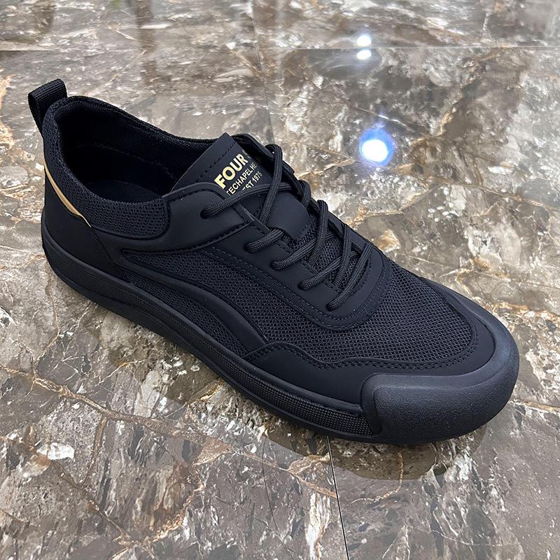 Men's Summer Mesh Breathable Shoes - Woven Upper, Soft Sole, Lightweight Casual Outdoor Sneakers