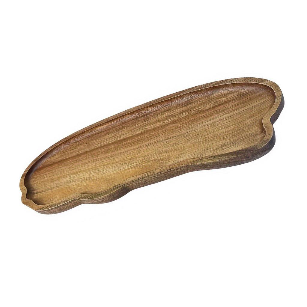 Handcrafted Solid Wooden Serving Pallet Heat Resistant Cloud Shape Organizers Tray For Hot Beverages And Table Setting