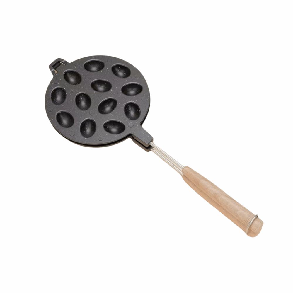 7/12/16 Holes Egg Tart Mold Double-Sided Walnut Cookie Maker Walnut Cookie Mold Dessert Making 12 Holes Silver