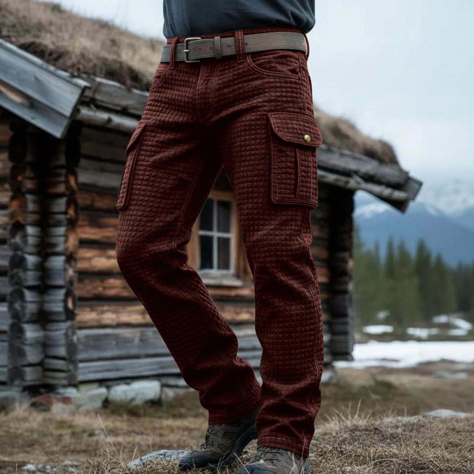 Мужские рабочие брюки с множеством карманов Мужские повседневные модные рабочие брюки XXXXL