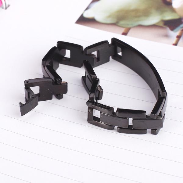 Scripture Stainless Steel Bracelet for Men Black