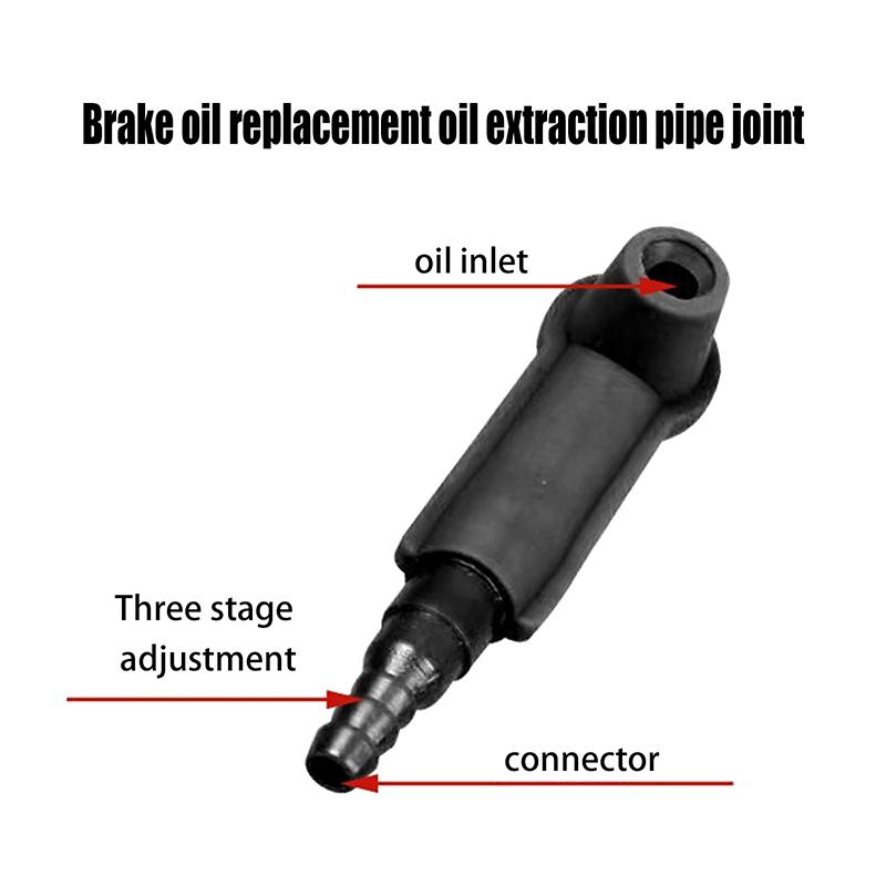 3Pcs Car Brake Fluid Oil Replacement Connector Clutch Exchange Pump Oil Brake Kit Tool Empty Drained Oil Bleeder Change Tool Par