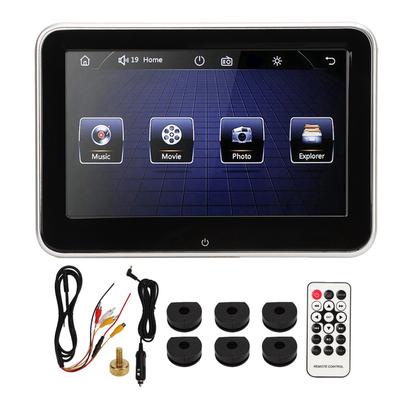Car Headrest Monitor 8in IPS Touch Screen MP5 Player Rear Seat Entertainment System DC 12V
