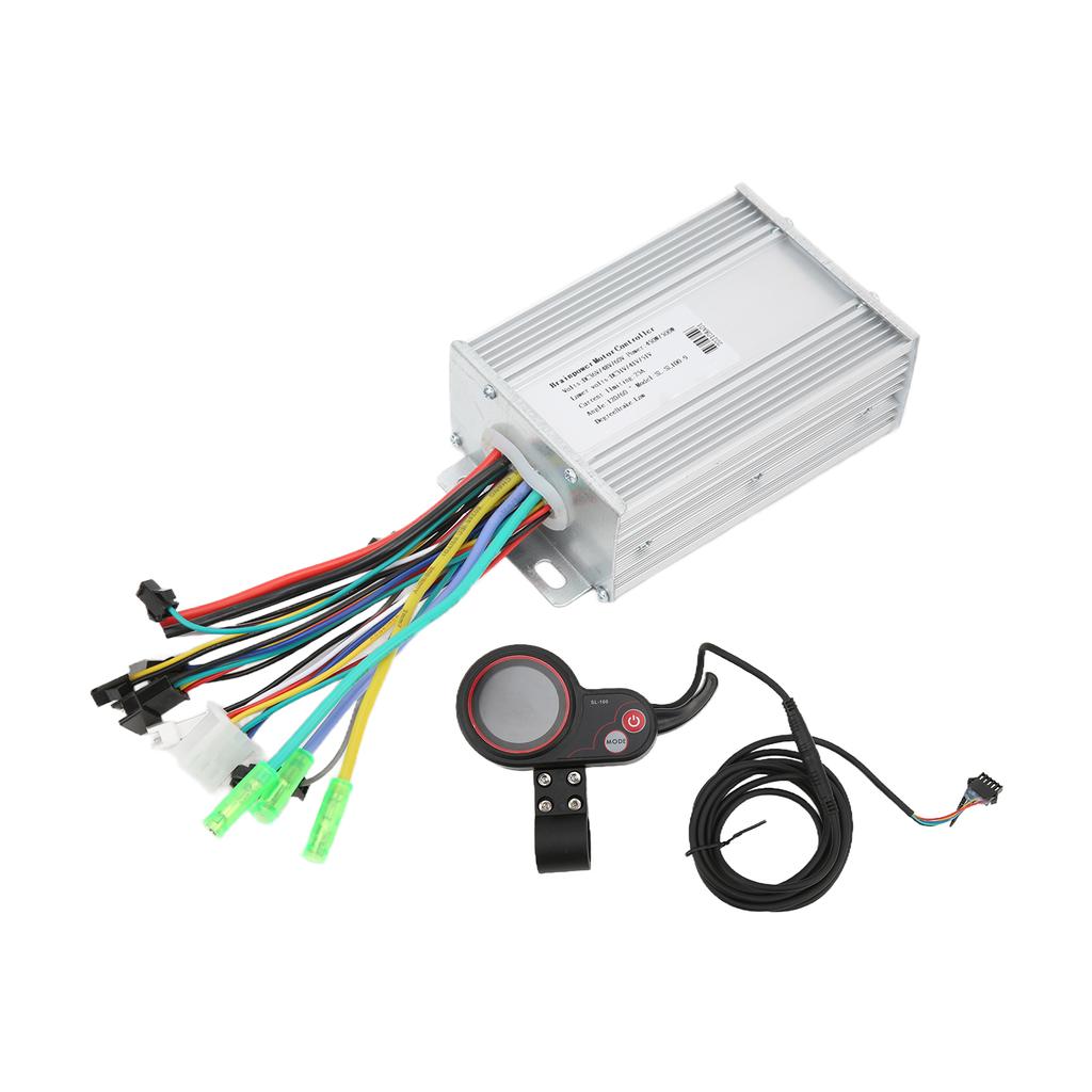 Brushless Motor Controller Intelligent Heat Dissipation Rainproof Electric Bike Controller with LCD