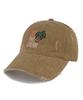 Bichiseuaenkeulim Palm Tree Pigment Damage Ball Cap-Beige