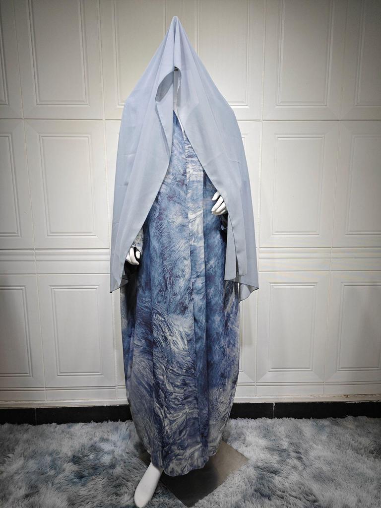 MQ200 Bescheidener Cardigan Abaya Modetrend mit Hijab - Damenbekleidung aus dem Nahen Osten