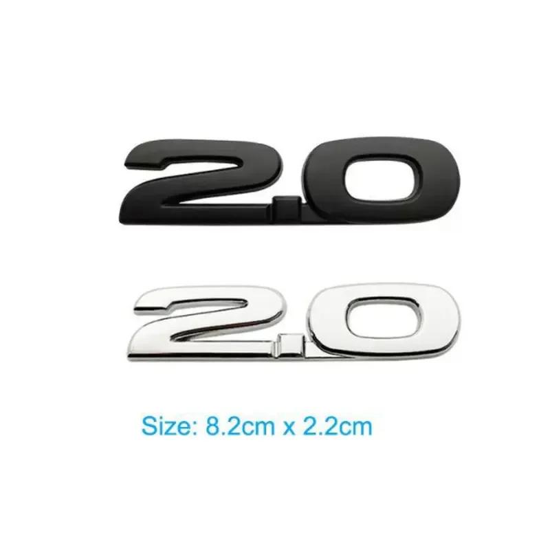 2.0 2.5 digital car stickers for Mazda tail rear trunk modification accessories displacement number body side decorative decals pbhsg