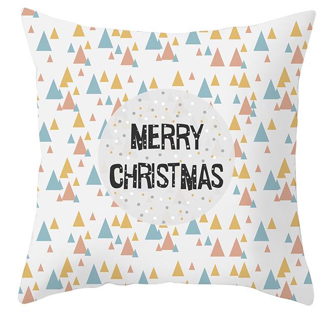 New Christmas Pillowcase Small Fresh Christmas Tree Home Cushion Cover