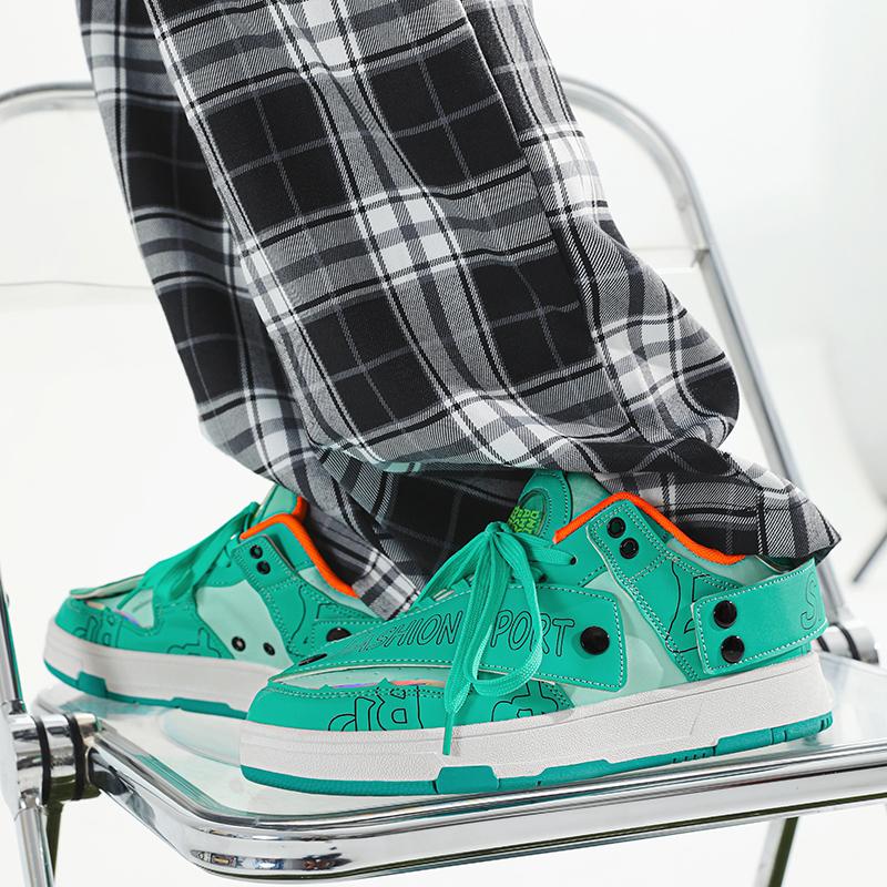 Fashion Original Men Casual Sneakers Fashion Designer Footwear Luxury Shoes Men's Date Walking Shoes Antiskid Skateboard Trainers