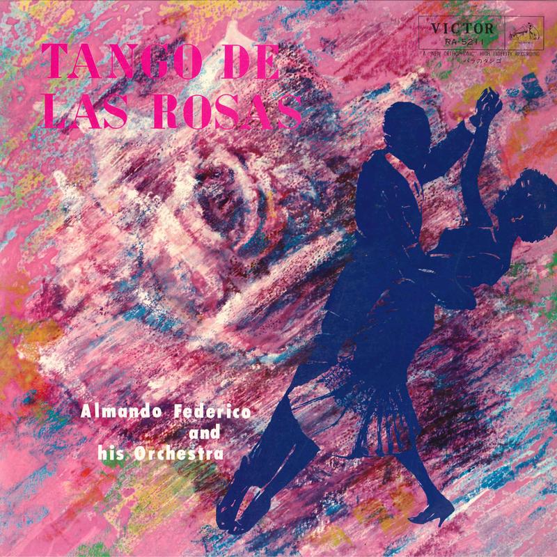 LP Record ALMANDO FEDERICO & HIS ORCHESTRA - Tango De Las Rosas RA5211 VICTOR Japan Obi Latin Used