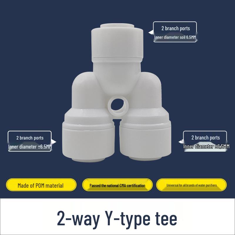 Trójnik do oczyszczacza wody z szybkozłączką 2-punktową do kuchni domowej