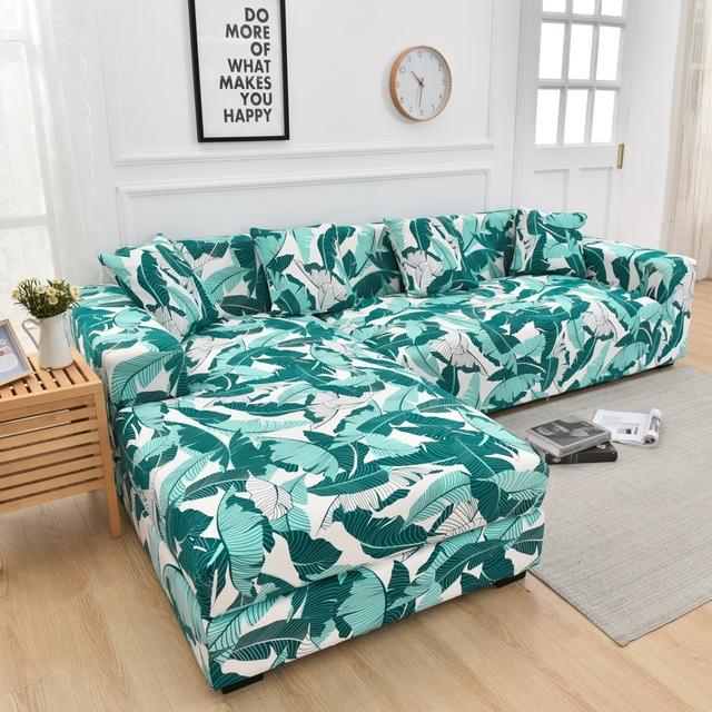 Universal Printed Sofa Cover Geometric Pattern Stretch For Living Room Couch Protector Washable Decor Chaise Longue Settee Case