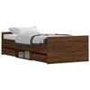 VidaXL Bed Frames Headboard and Footboard Brown Oak 90x200 Cm 3203809