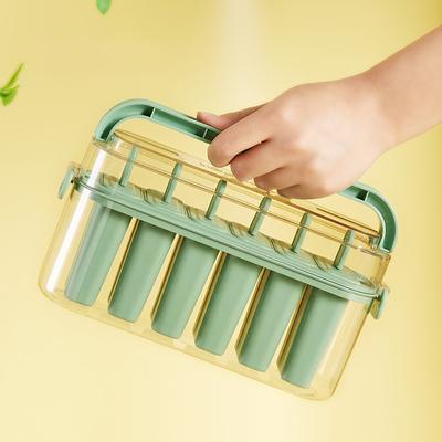 Ice Grid Ice Block Mold Silicone Ice Grid Ice Cream Mold Portable Ice Box with Lid