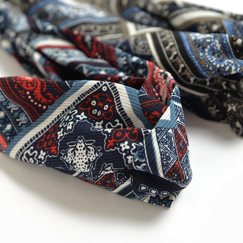 Vintage Feather Elastic Crossed Headband Ladies Headdress Hair Accessories