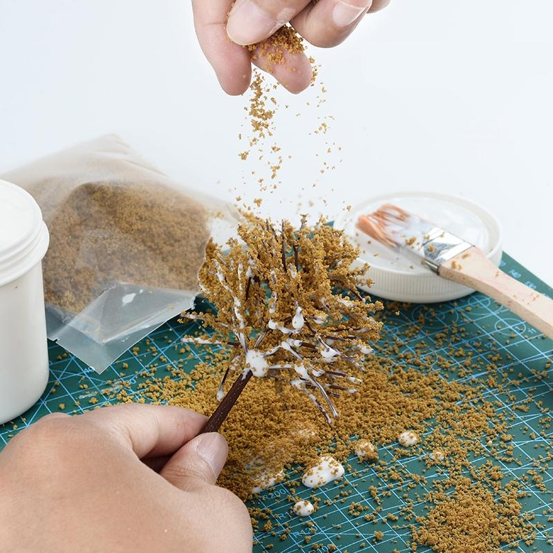 Sand Diy Table Model Scene Material Package Sponge Simulation Tree Powder Grass Powder Model Building Accessories