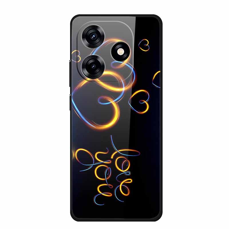 Glass Case For Honor X5c Plus Case Soft Bumper Hard Tempered Glass Back Cover For Honor X5c Plus Play 10A Phone Case X 5 C Plus