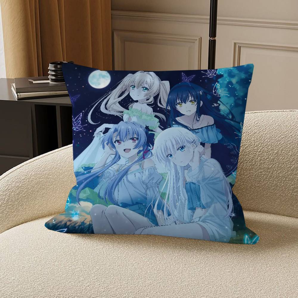 Anime S-Summer Pockets Maple Design Cushion Cover Happy Autumn Harvest decor Holiday Decorati Pillow Cover
